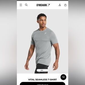 Gym Shark T-Shirt Gray